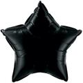 Mayflower Distributing 36 in. Jumbo Star Flat Foil Ballon, Black 15159